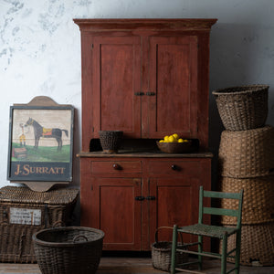 Painted Cupboard, 19th Century