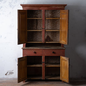 Painted Cupboard, 19th Century