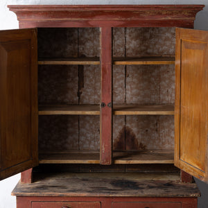 Painted Cupboard, 19th Century