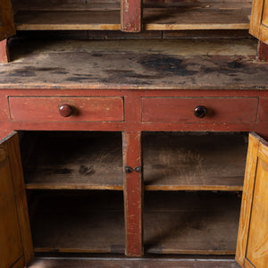 Painted Cupboard, 19th Century