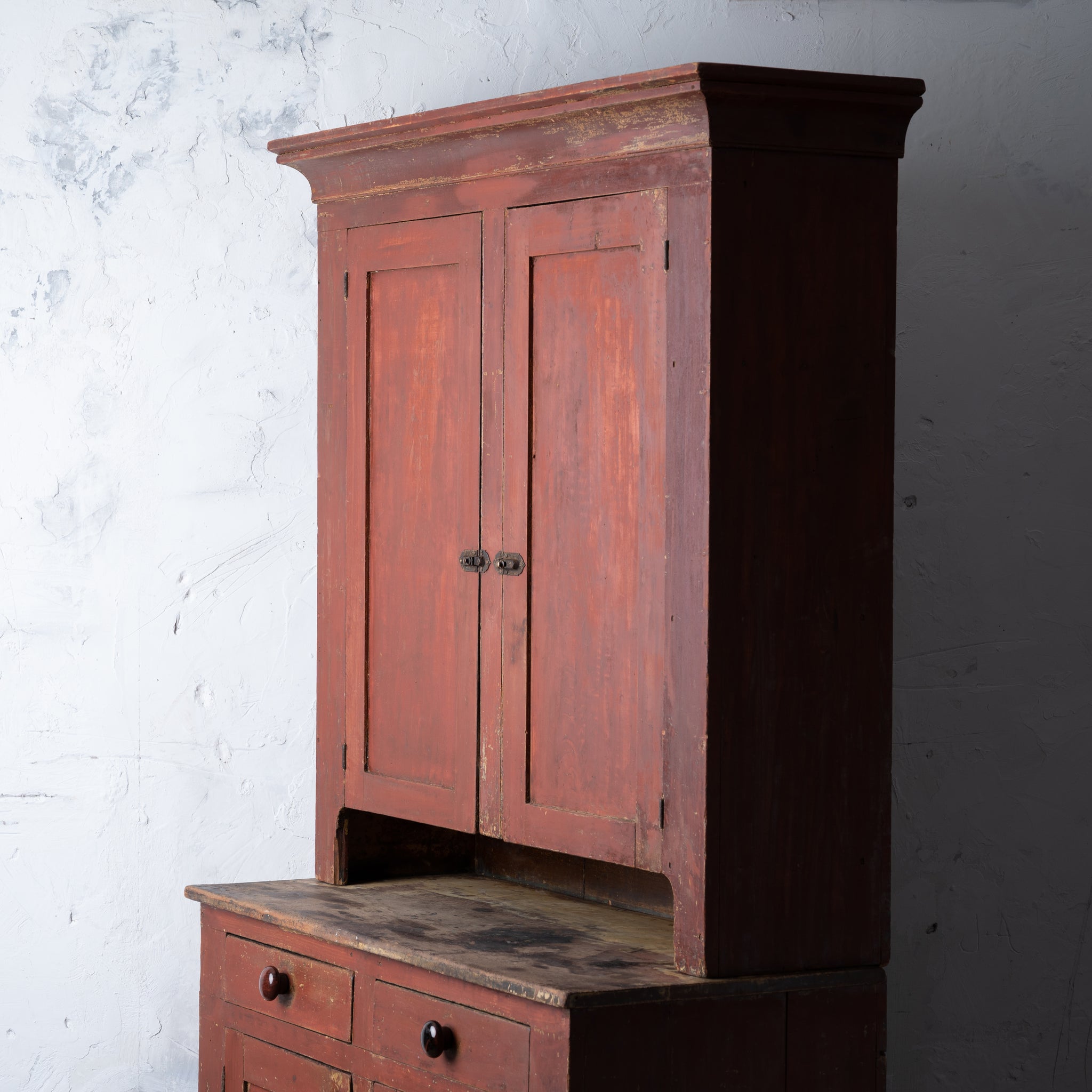 Painted Cupboard, 19th Century