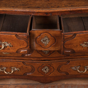 Louis XV Walnut Commode, 18th Century