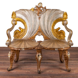 Venetian Style Grotto Settee, 20th Century