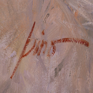 Pino Daeni - In The Distance, Original Oil on Canvas