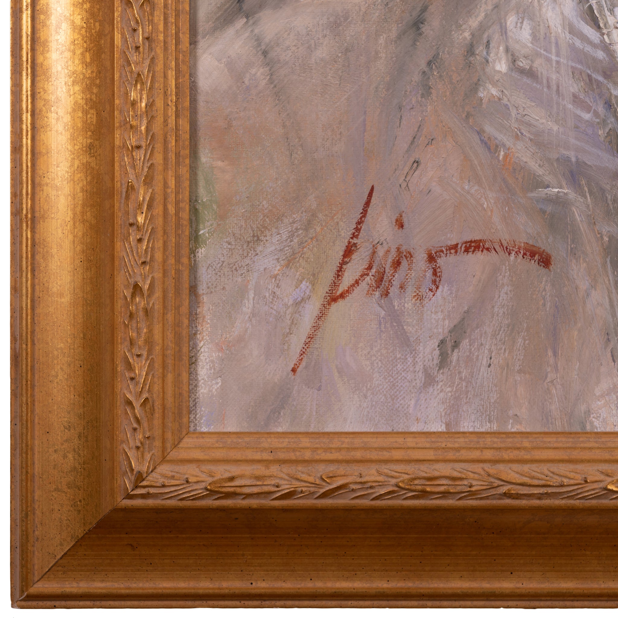 Pino Daeni - In The Distance, Original Oil on Canvas