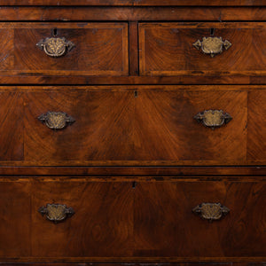 George I Style Walnut Chest, 19th Century