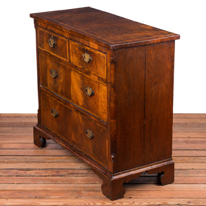 George I Style Walnut Chest, 19th Century