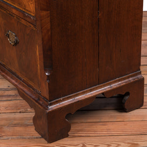 George I Style Walnut Chest, 19th Century