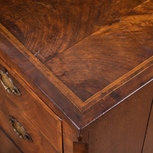 George I Style Walnut Chest, 19th Century