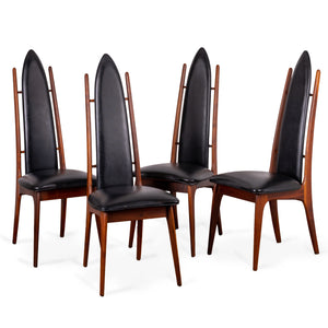 Pearsall Style Dining Chairs -  Set of 4