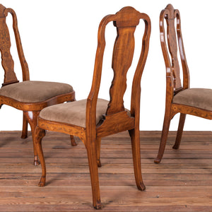 Dutch Marquetry Chairs - Set of 6