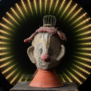 Aage Hogfeldt Outsider Art Clown Sculpture