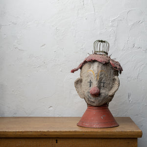 Aage Hogfeldt Outsider Art Clown Sculpture