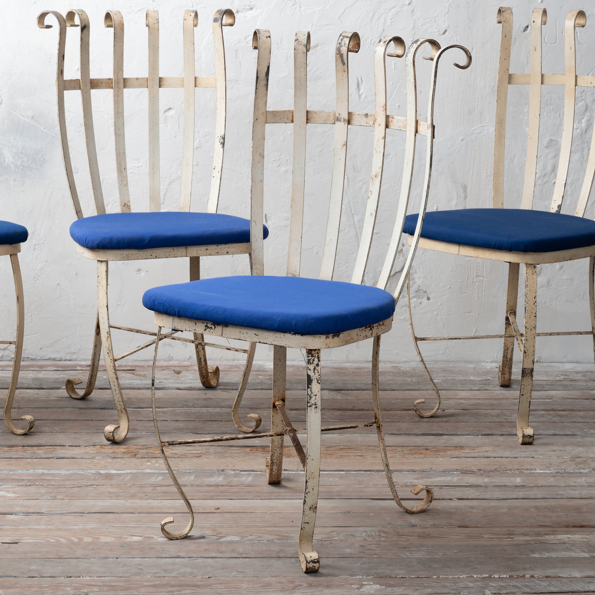 Scrolled Wrought Iron Chairs