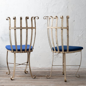 Scrolled Wrought Iron Chairs