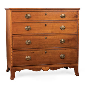 Tennessee Hepplewhite Walnut Chest