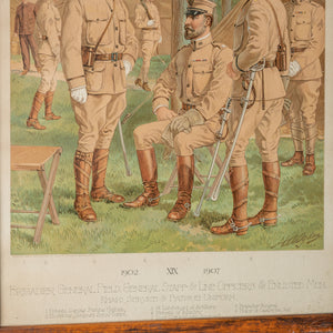 H.A. Ogden U.S. Military Uniforms - 11 Chromolithographs