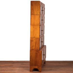 Minty of Oxford Art Deco Stacking Bookcase