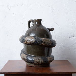 Michael & Melvin Crocker Rattlesnake Jug