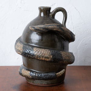 Michael & Melvin Crocker Rattlesnake Jug