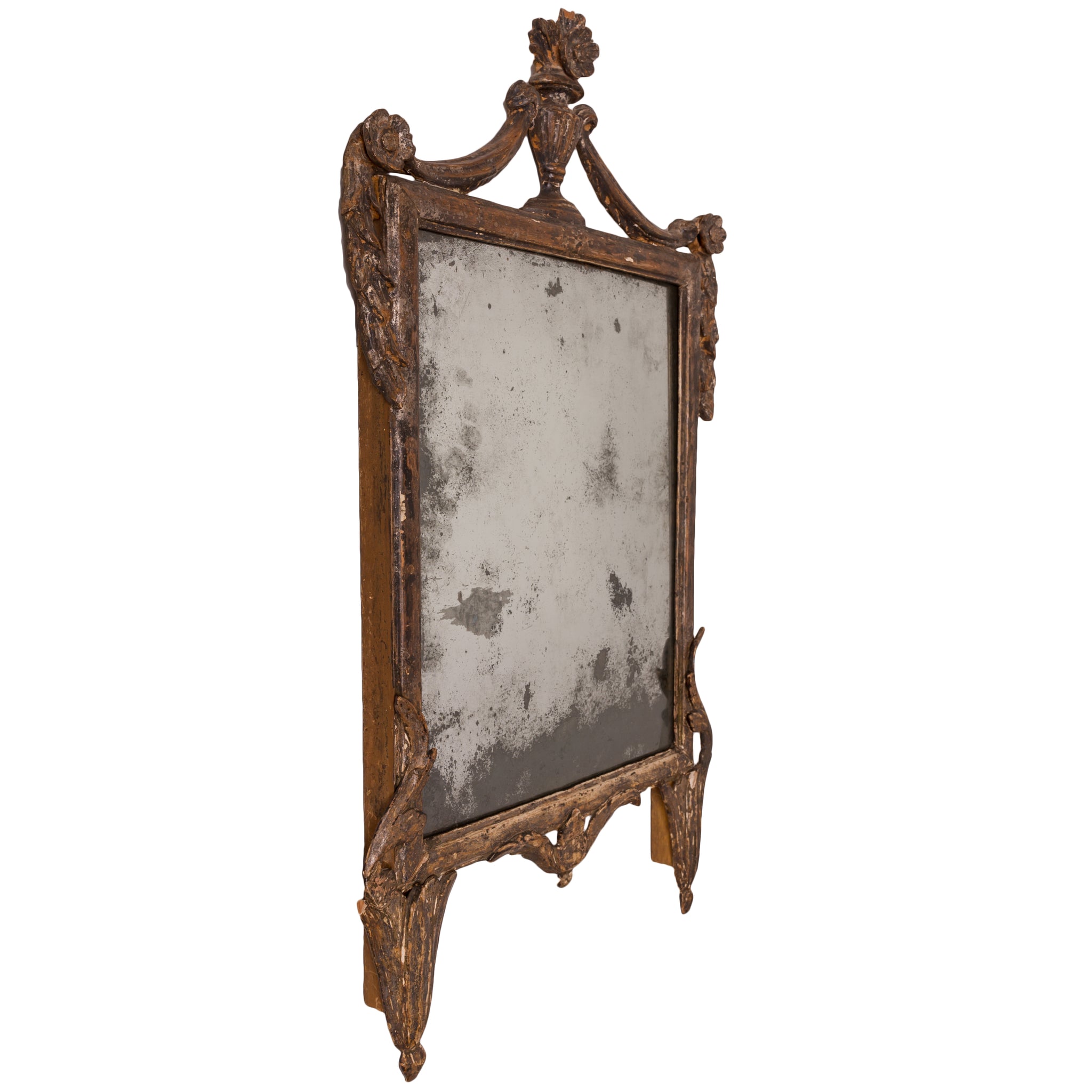 Italian Silver Gilt Mirror, 18th Century