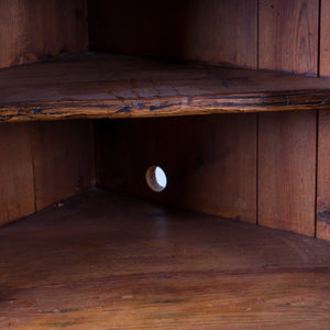 Swedish Baroque Corner Cupboard, c.18th Century