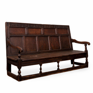 Oak Settle, 17th Century