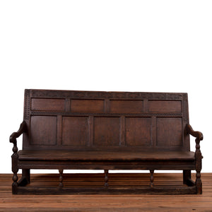 Oak Settle, 17th Century