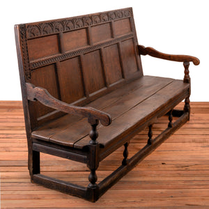 Oak Settle, 17th Century