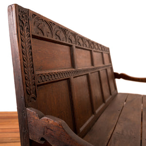 Oak Settle, 17th Century