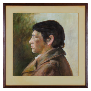 C. 1960s "Buzzard’s Glory" After Wyeth Gouache Portrait