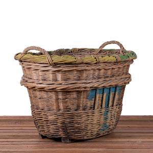 Antique French Champagne Harvest Basket