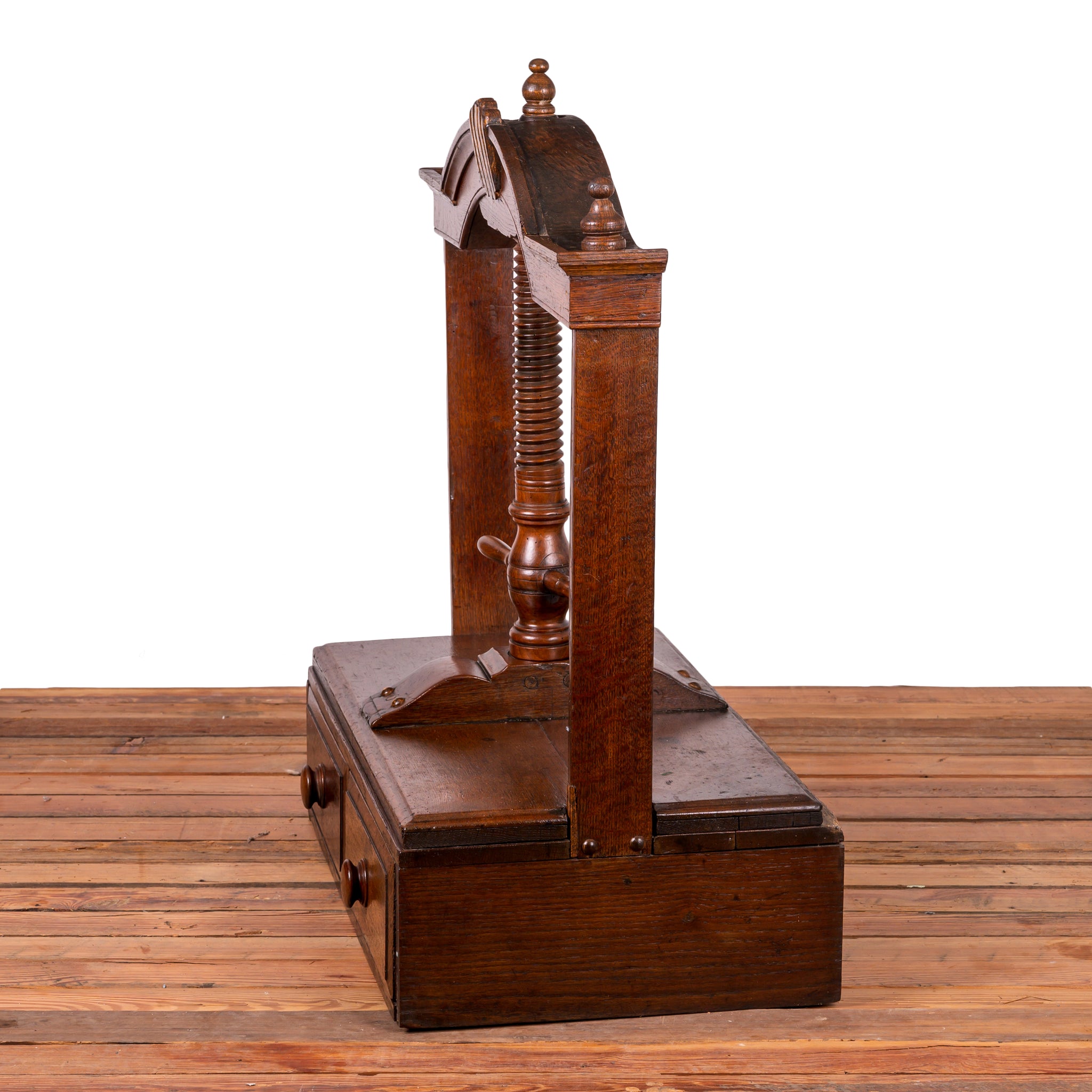 An oversized nineteenth century antique book press, mahogany and oak. for  sale online