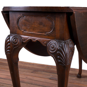 Irish Georgian Style Drop Leaf Table