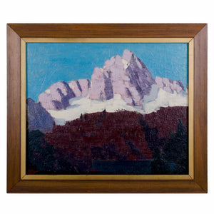 Conrad Buff Sierra Peaks Oil Painting