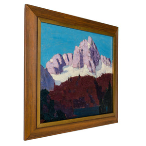 Conrad Buff Sierra Peaks Oil Painting