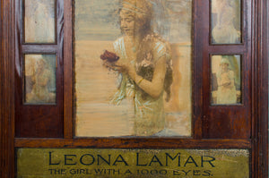 Leona LaMar “The Girl With a 1000 Eyes” Vaudeville Mentalist Lobby Marquee