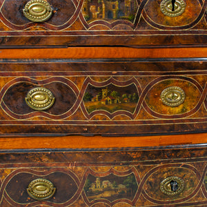 Swiss Baroque Painted Chest of Drawers c.1740