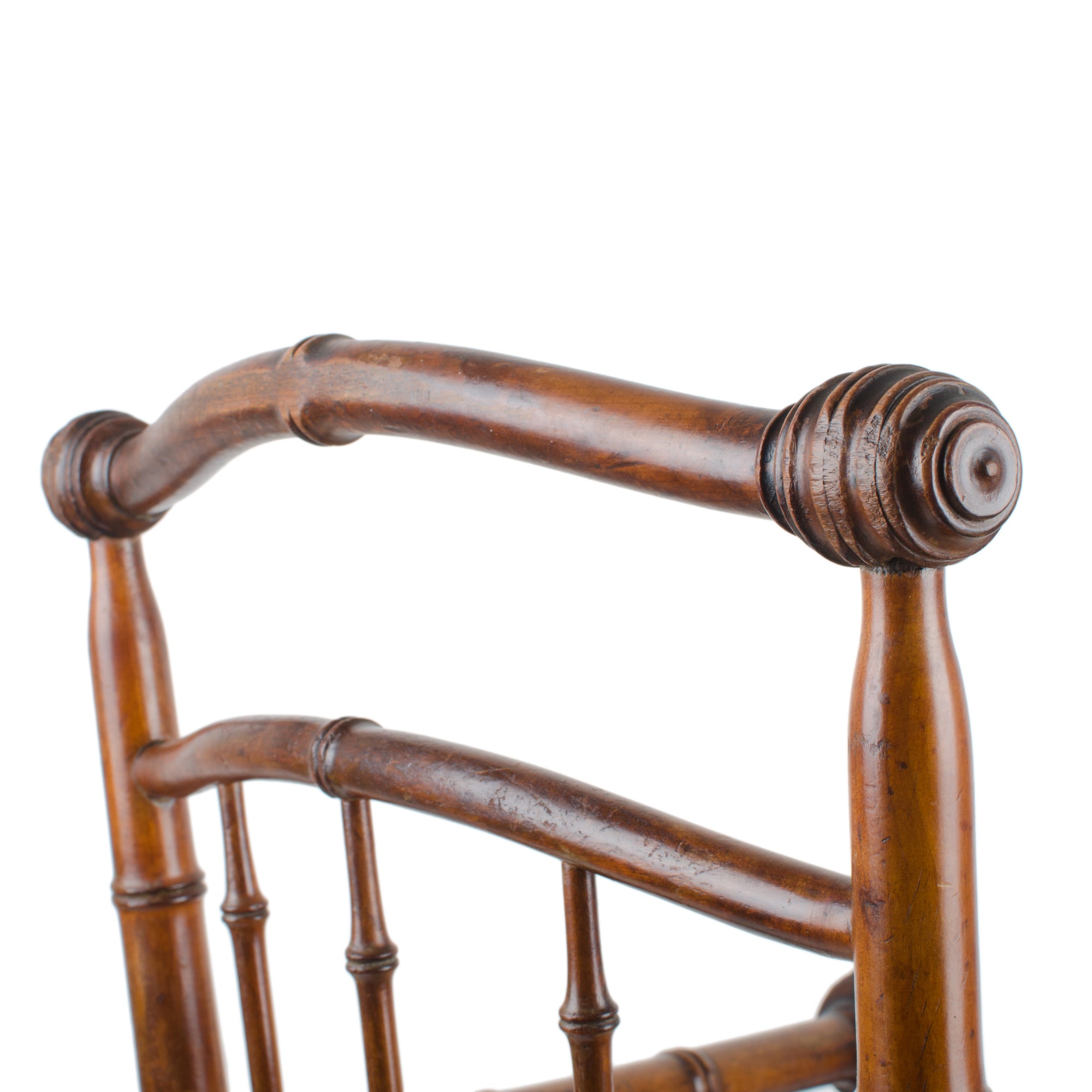 R.J. Horner & Co. Faux-Bamboo Armchair