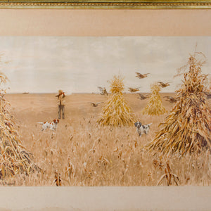A.B. Frost 'Prairie Chicken’ 1895 Chromolithograph from Shooting Pictures