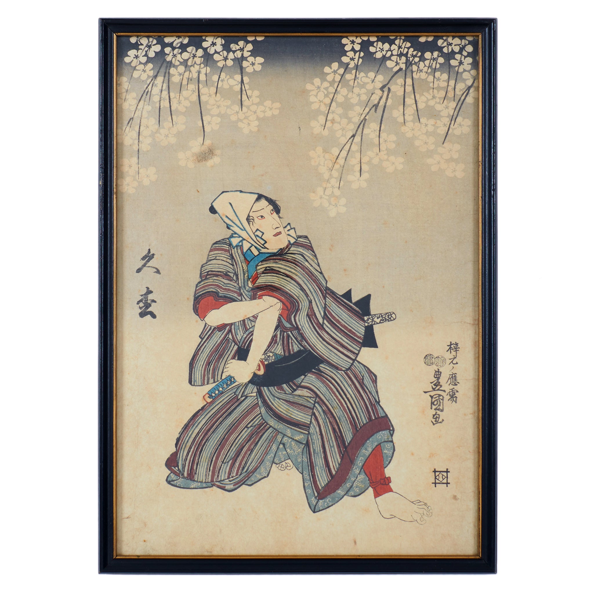 Utagawa Kuniyoshi & Toyokuni III  Japanese Woodblocks - set of 7