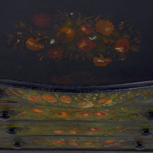 Victorian Polychrome Floral Painted Chest of Drawers